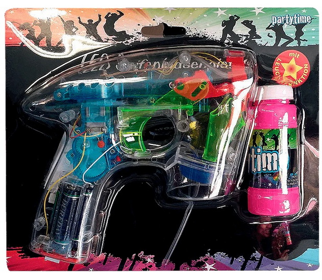 Pistolet à bulles lumineux Mitrabulles