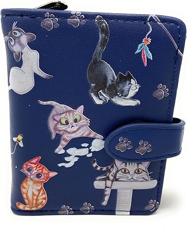 Portefeuille chats joueurs