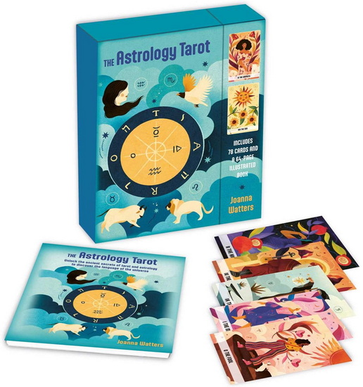 The Astrology Tarot: Includes a full deck of 78 specially commissioned tarot cards and a 64-page illustrated book - JOANNA WATTERS