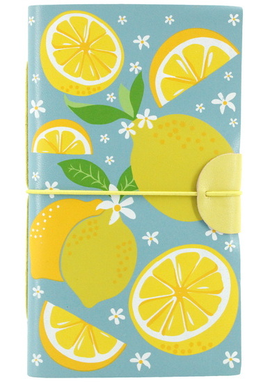 Journal citron avec corde 144p