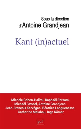 Kant (in)actuel - COLLECTIF