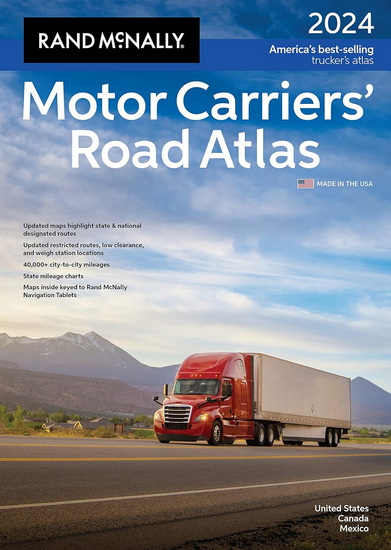 Motor Carriers' Road Atlas 2024 - COLLECTIF