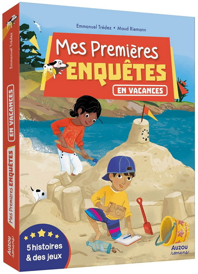 Mes premières enquêtes : en vacances : 5 histoires et des jeux - EMMANUEL TRÉDEZ - MAUD RIEMANN