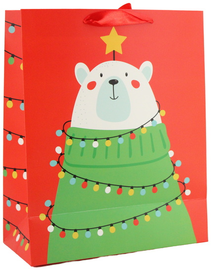 Sac moyen Ours de Noël