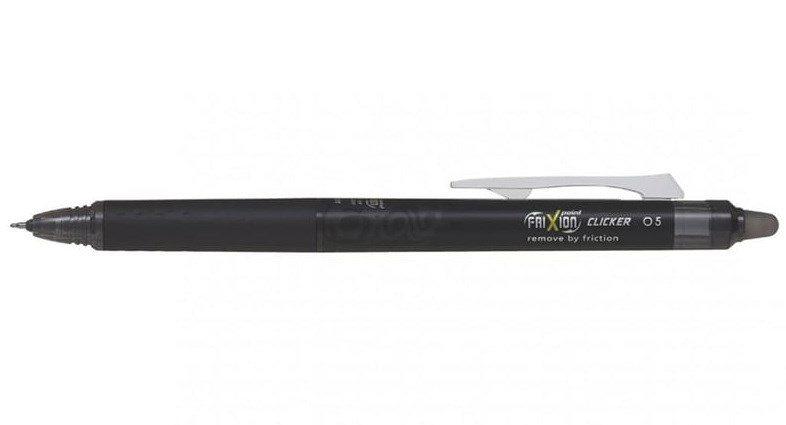 Stylo gel Frixion rétractable pointe synergie noir