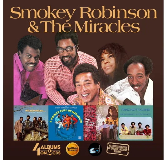 Four Albums On 2 CDs (2 CD): A Pocket Full Of Miracles + 3 Albums - THE SMOKEY   MIRACLES ROBINSON