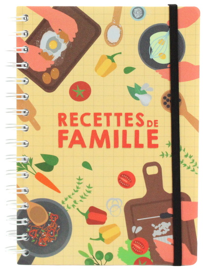 Livre de recettes 5 sections