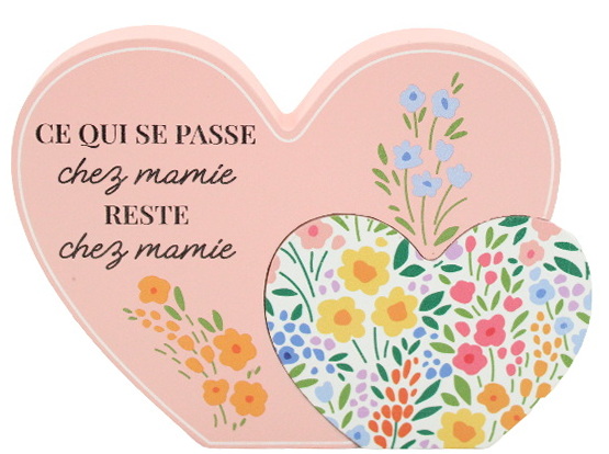 Plaque - Ce qui se passe chez mamie