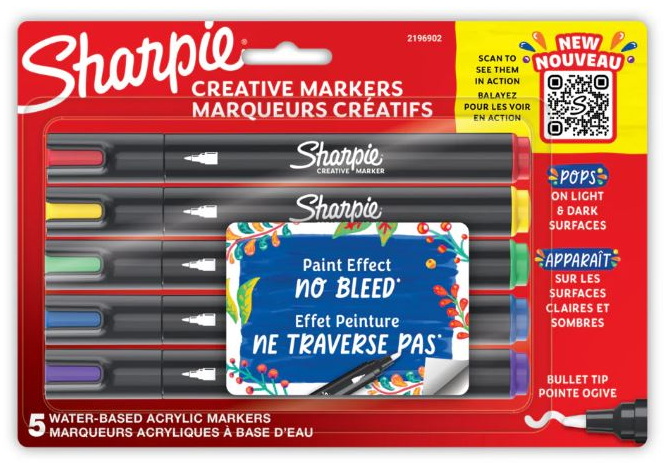 Ens. 5 marqueurs créatifs Sharpie