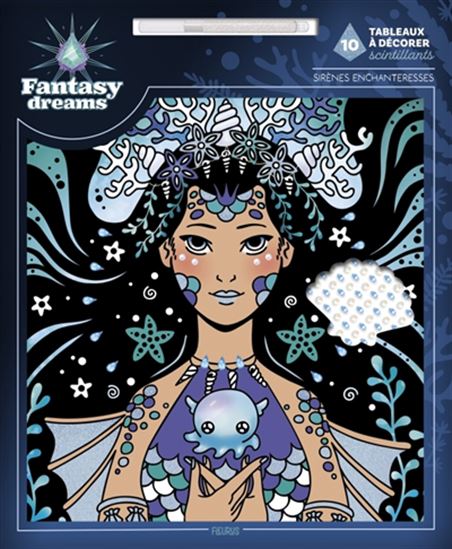 Sirènes enchanteresses : 10 tableaux à décorer scintillants Cof. - ARTEMISIA