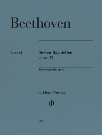 Seven Bagatelles, Op. 33 (Piano) - LUDWIG VAN BEETHOVEN