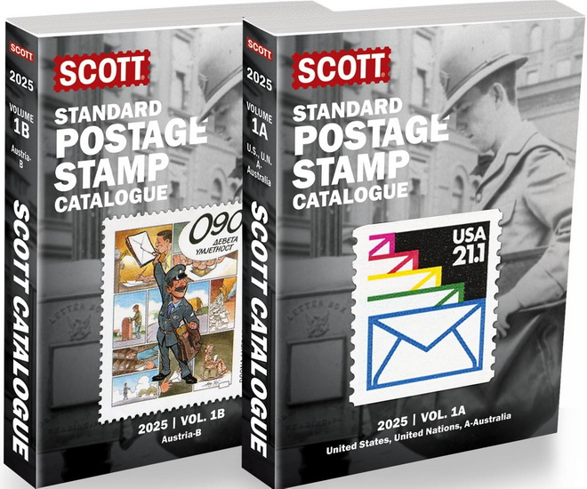 Scott 2025 Standard Postage Stamp Catalogue Volume 1A & 1B (US & Contries A-B) - COLLECTIF