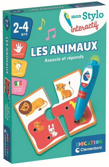 Mon stylo interactif : les animaux