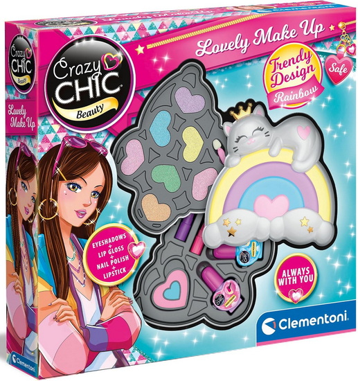 Trousse de maquillage arc-en-ciel