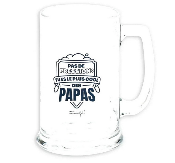 Chope de bière - Tu es le plus cool des papas