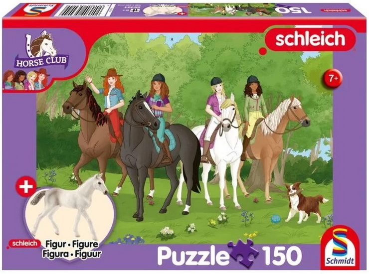 Promenade à cheval 150 mcx avec figurine Schleich