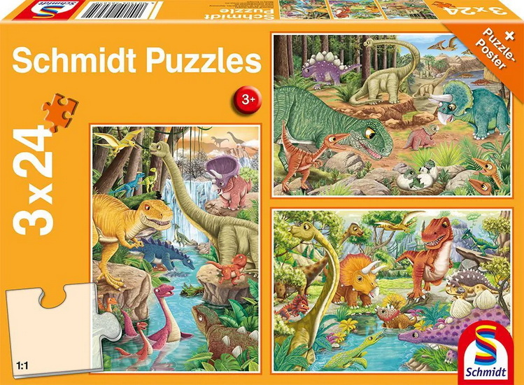 Les dinosaures s&#39;amusent 3X24 mcx