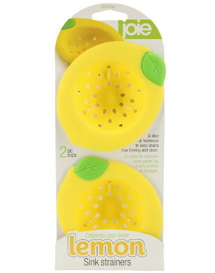 Ens. 2 crépines pour lavabo - Citrons