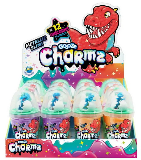 Glu/ slime Dinosaures 12AS