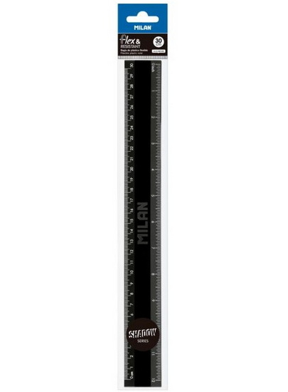 Règle noir Shadow 30cm