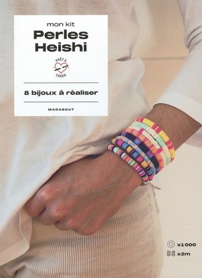 Mon kit perles heishi : 8 bijoux à réaliser - COLLECTIF
