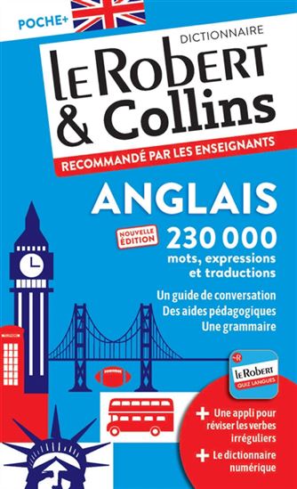 Le Robert & Collins anglais poche + : français-anglais, anglais-français N. éd. - COLLECTIF