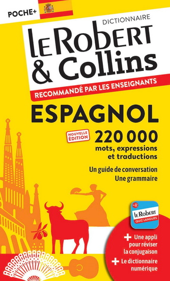 Le Robert & Collins poche + espagnol : espagnol-français, français-espagnol N. éd. - COLLECTIF