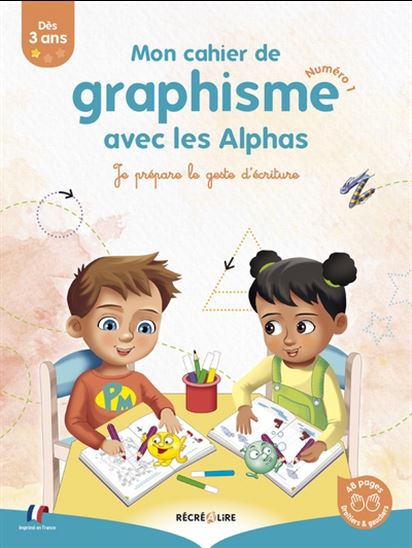 Mon cahier de graphisme avec les Alphas : je prépare le geste d'écriture #01 - ELLA COALMAN