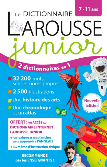 Le Dictionnaire Larousse junior 7-11 ans - COLLECTIF