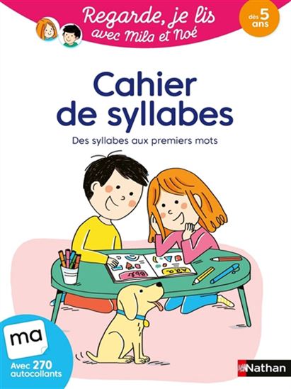 Cahier de syllabes dès 5 ans - ERIC BATTUT & AL