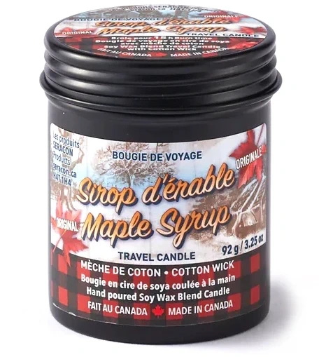 Petite chandelle Sirop d&#39;érable