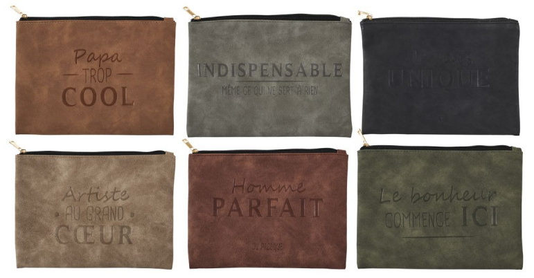 Pochette embossée 6AS