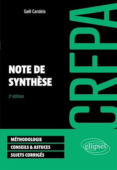 Note de synthèse - CRFPA 2024 - GAËL CANDELA
