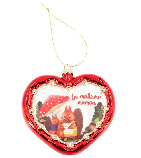 Ornement cœur - La meilleure Maman