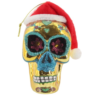 Ornement tête de mort avec tuque