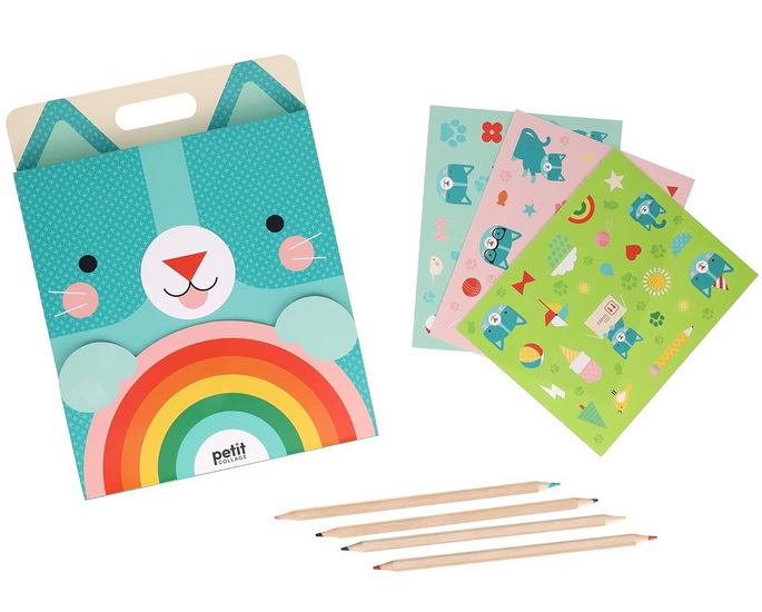 Carry-Along Kitten Sketch Kit - COLLECTIF