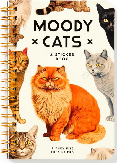 Moody Cats Sticker Book - COLLECTIF