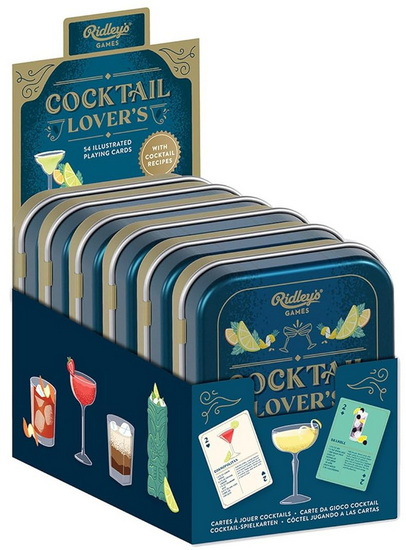 Cocktail Lover&#39;s Playing Cards CDU of 6 - COLLECTIF
