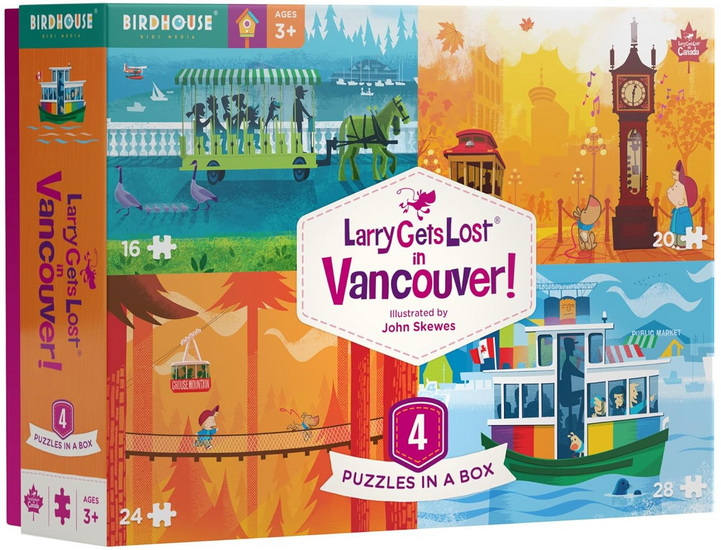 Larry Gets Lost in Vancouver - 4 Puzzles in a Box - EDOUARD SITBON - JOHN SKEWES