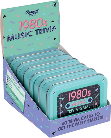 1980s Music Trivia Game CDU of 6 - COLLECTIF