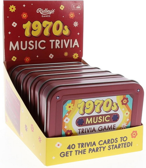 1970s Music Trivia Game CDU of 6 - COLLECTIF