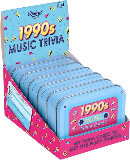 1990s Music Trivia Game CDU of 6 - COLLECTIF