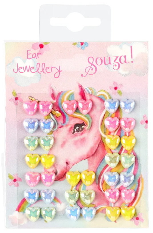 Boucles d&#39;oreille autocollants licorne