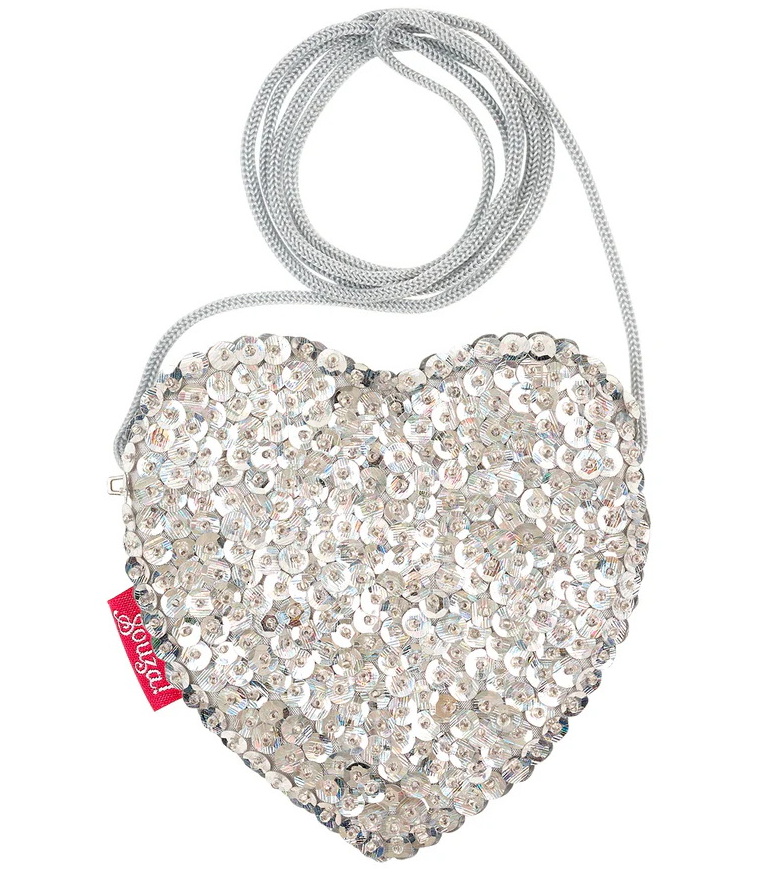 Sac cœur argent Emma