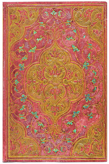 Journal ligné midi rose chronicles 176p
