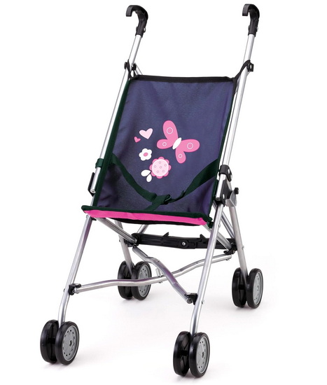Buggy pour poupées bleu marine