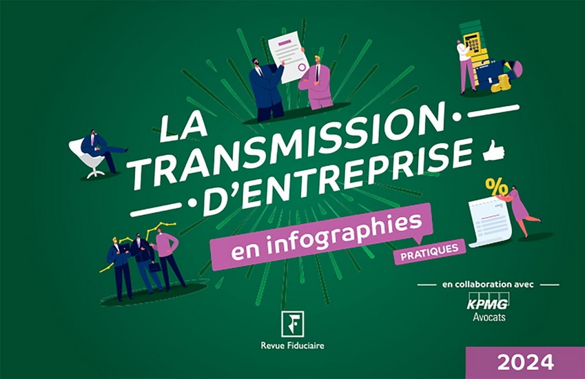 La Transmission d&#39;entreprise en infographies pratiques 2024 - COLLECTIF