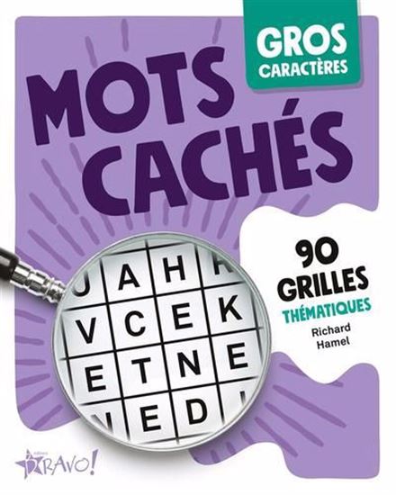 Mots cachés : 90 grilles thématiques N. éd. - RICHARD HAMEL