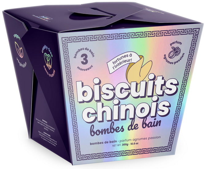 Bombes pour le bain biscuits chinois