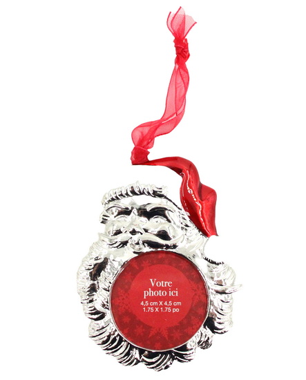 Ornement mini cadre Père Noël